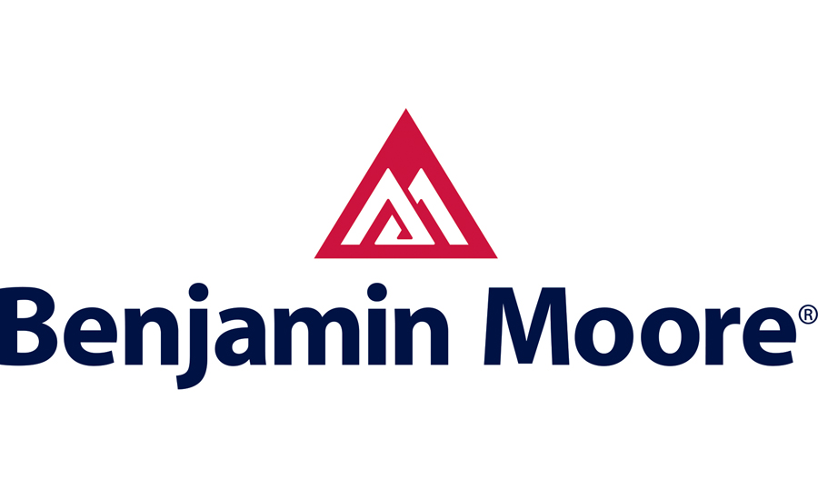 Benjamin Moore Red and Blue Logo